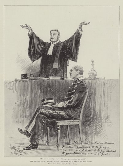 Het Dreyfus-krijgsraad, Maitre Demange